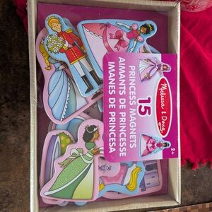 Melissa & Doug Princess Magnet Set - Pink, Green, Blue